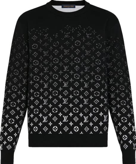 louis vuitton cashmere sweater|black and white lv sweater.